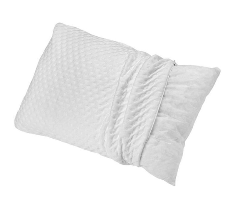Oreiller Mémoire De Forme - Memotec - Confort Souple - 40 X 60 Cm - Blanc