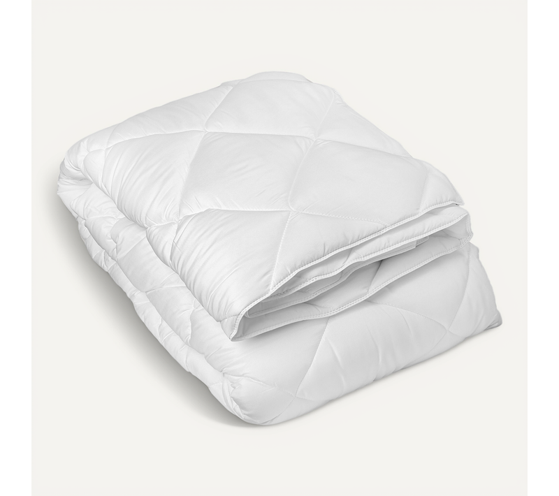 Couette En Microfibre 4 Saisons - 280x240 Cm - Blanc