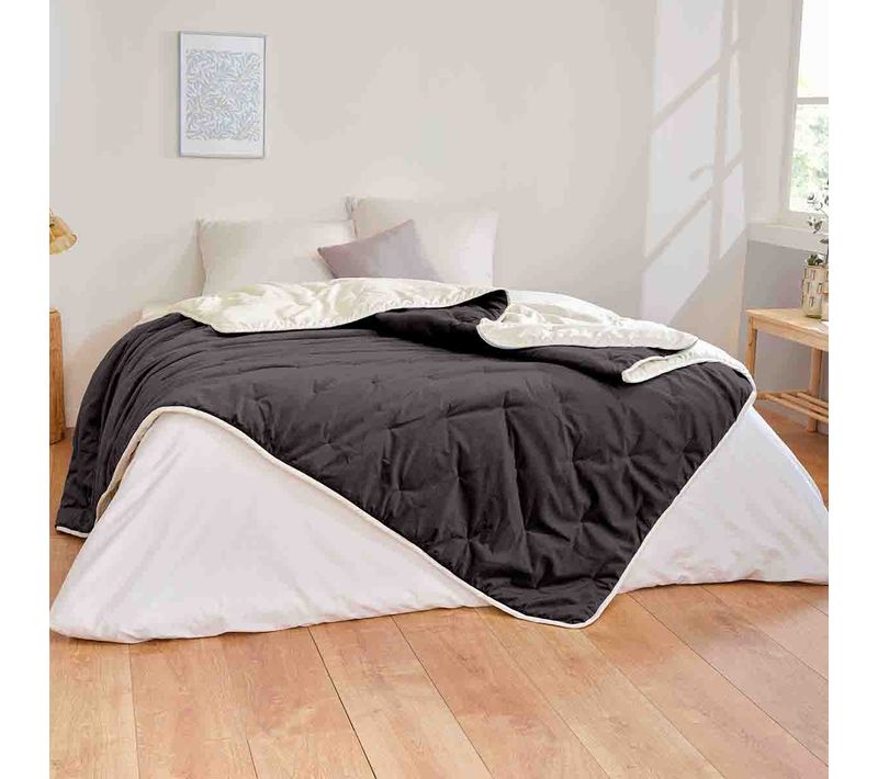 Edredon Denali Acier 150 X 200 Cm Gris Clair