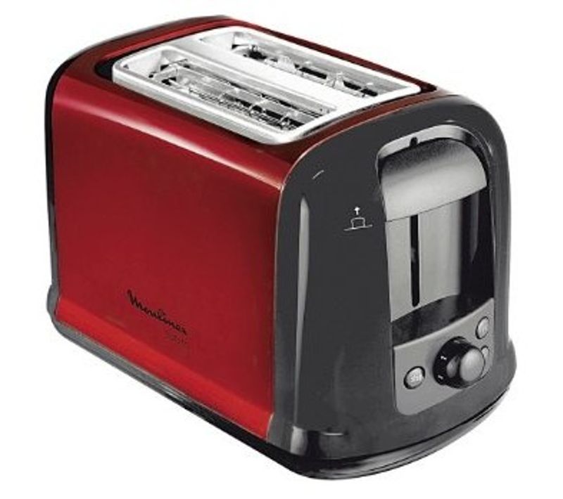 Grille Pain Subitor 2 Fentes Noir, Rouge 850 W