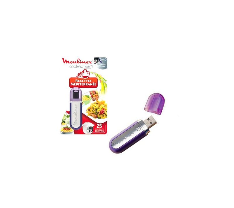 Cle USB Recettes Mediterranée Cookeo Xa600011 Pour Cuiseur Vapeur