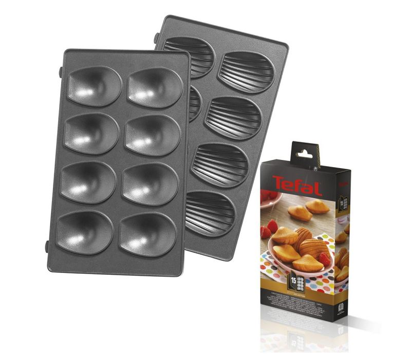 Plaques Mini Madeleine Par 2  Xa801512 Pour Appareil À Croque Monsieur Tefal Snack Collection, [...]