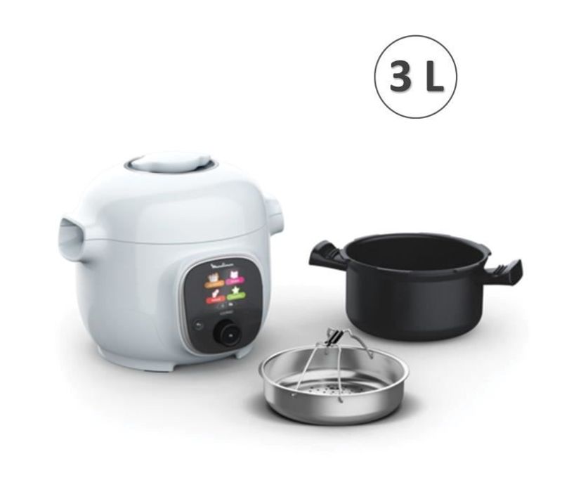 Cookeo Mini 3l Multicuiseur Intelligent Haute Pression - 150 Recettes Intégrées - Intuitif