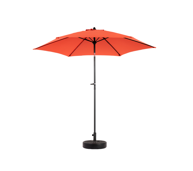 Parasol D'extérieur Double Face De 4,5 M, Grand Format, Avec Manivelle, Orange