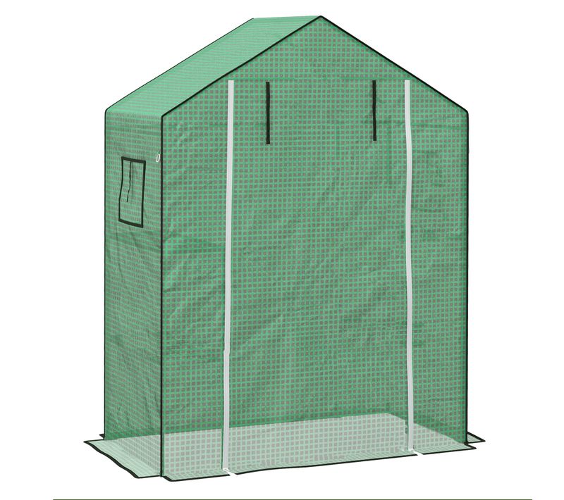 Film Pe De Remplacement Pour Serre Avec Protection Contre Les Uv, Porte à Rouleaux Et Fenêtre, Vert