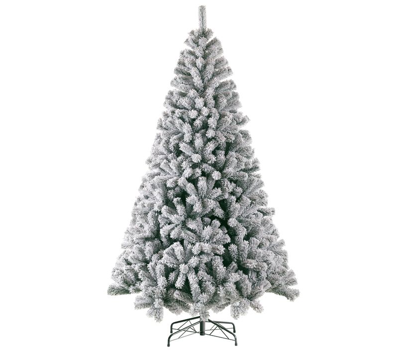 Sapin De Noël Artificiel 180 Cm - Décoration De Noël - Sapin Enneigé - Avec Support Métallique