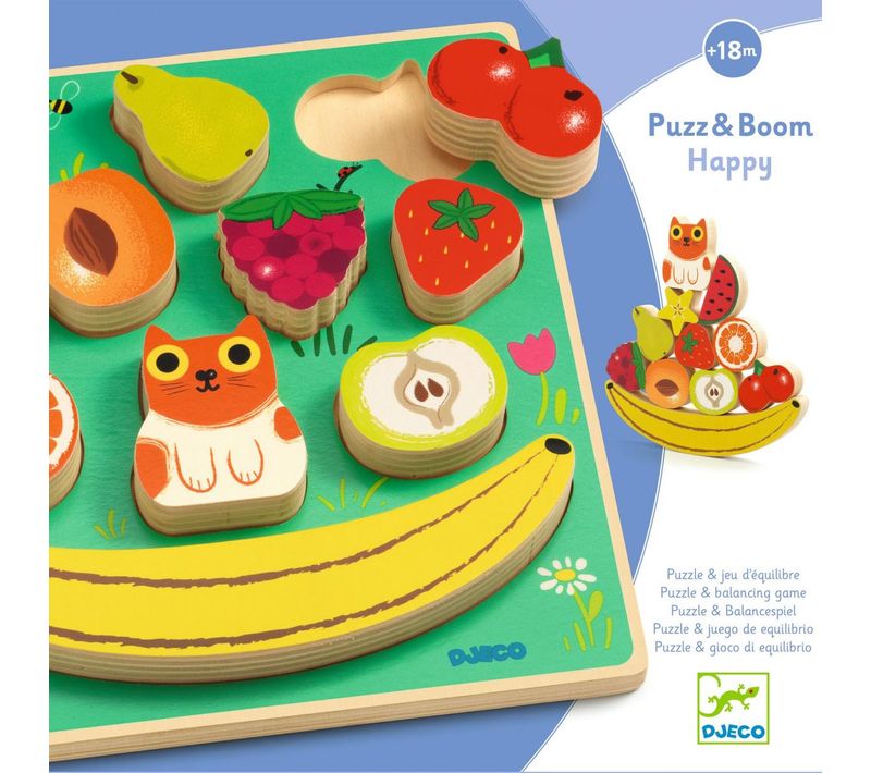 Puzz  And  Boom Happy Puzzle D Encastrement