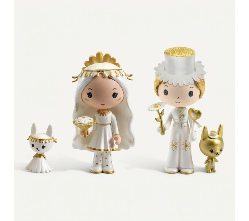 Tinyly Figurine Marguerite Et Leopold