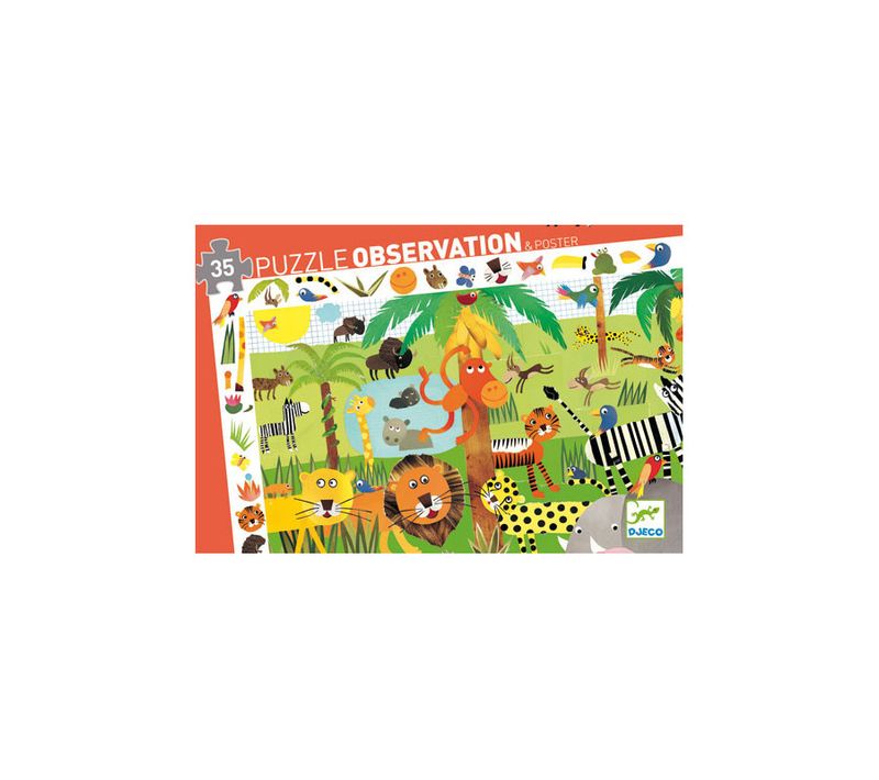 Puzzle Jungle 35 Pièces