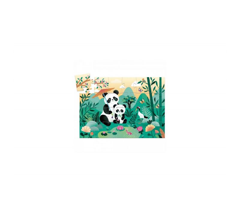 Puzzle Enfant  Silhouette Panda 24 Pièces