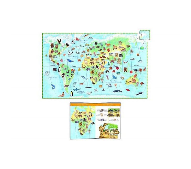 Les Animaux Du Monde Puzzle 100 Pièces