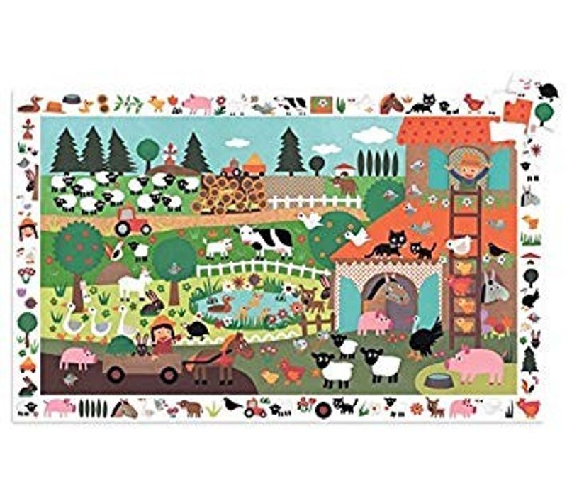Puzzle D'observation La Ferme 35 Pièces