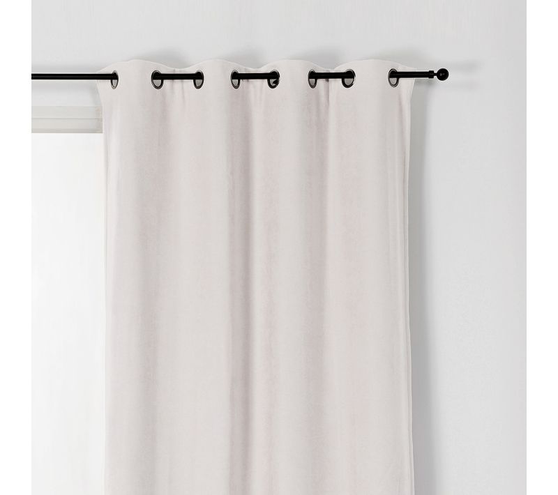 Rideau Alaska Isolant Et 100 % Occultant - 140x260 Cm - Blanc Brillant