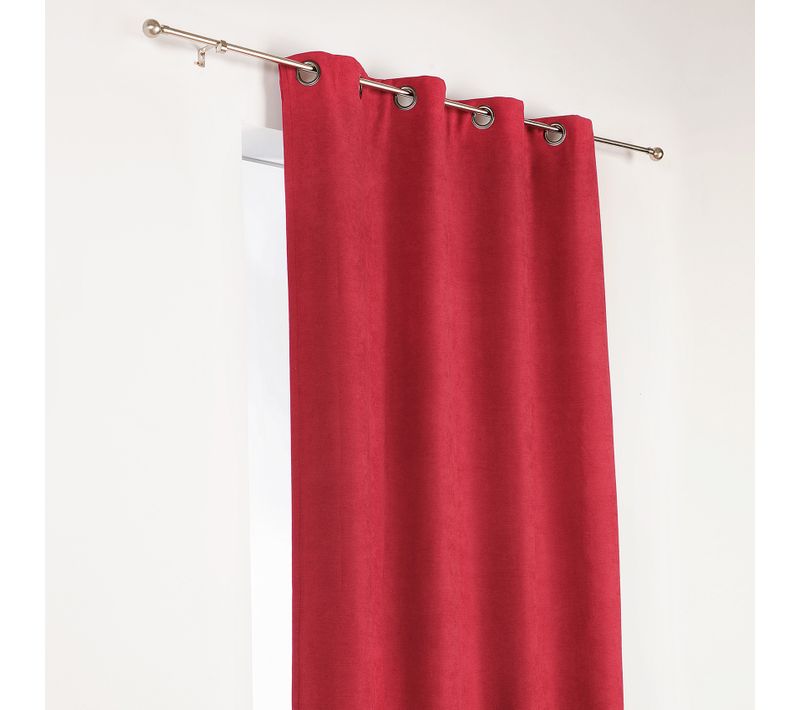 Rideau Alaska Isolant Et 100 % Occultant - 140x260 Cm - Rouge