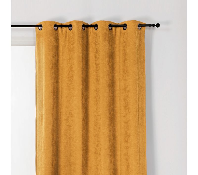 Rideau Alaska Isolant Et 100 % Occultant - 140x260 Cm - Jaune