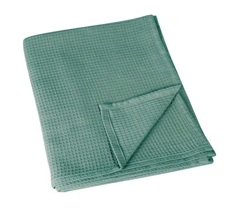 Plaid En Nid D'abeille - 180x240 Cm - Vert
