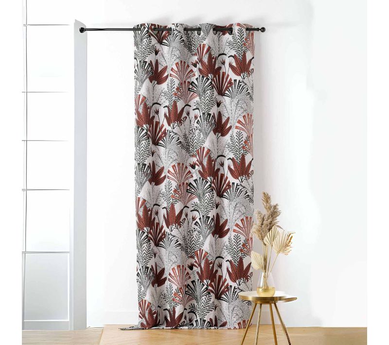 Rideau Tamisant égyptien - 140x240 Cm - Terracotta