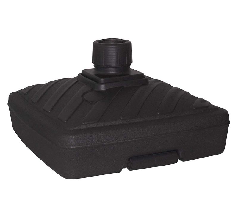 Pied De Parasol Carré En Plastique À Remplir 40 L - Anthracite