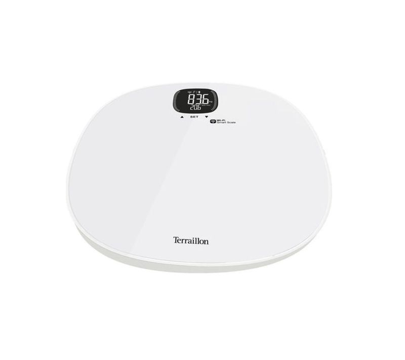 Pèse-personne Connecté Wi-fi 180kg/100g Blanc - 15053