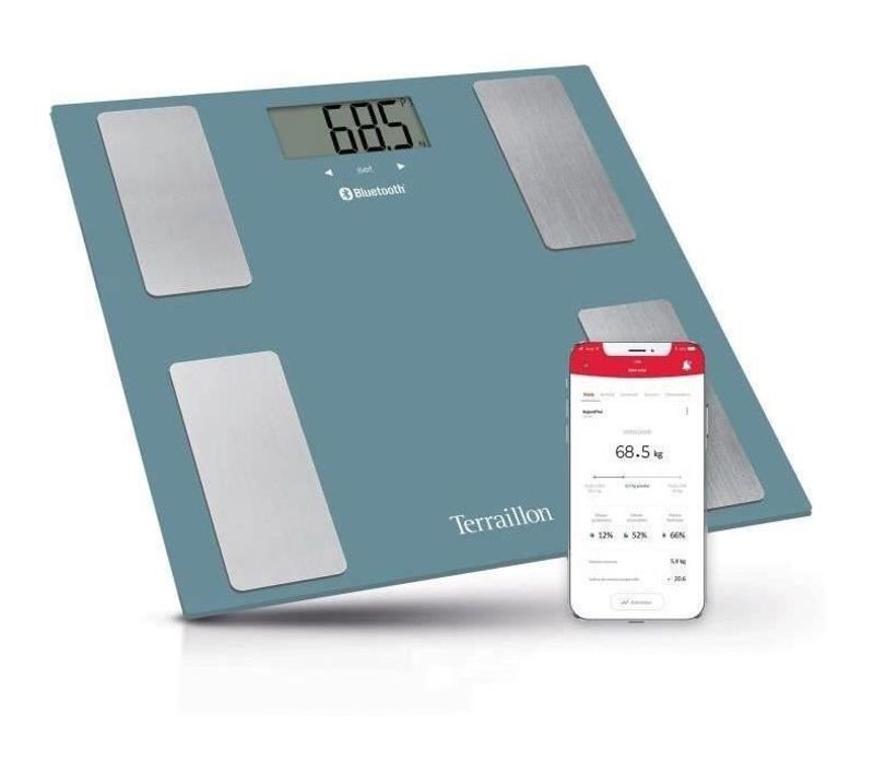 Pèse-personne Terraillon Électronique - Smart Connect Bt - Analyse Composition Corporelle Et Imc