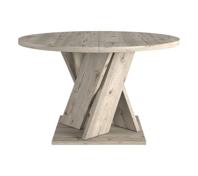 Table ronde extensible 130/175 FOREST Imitation chêne