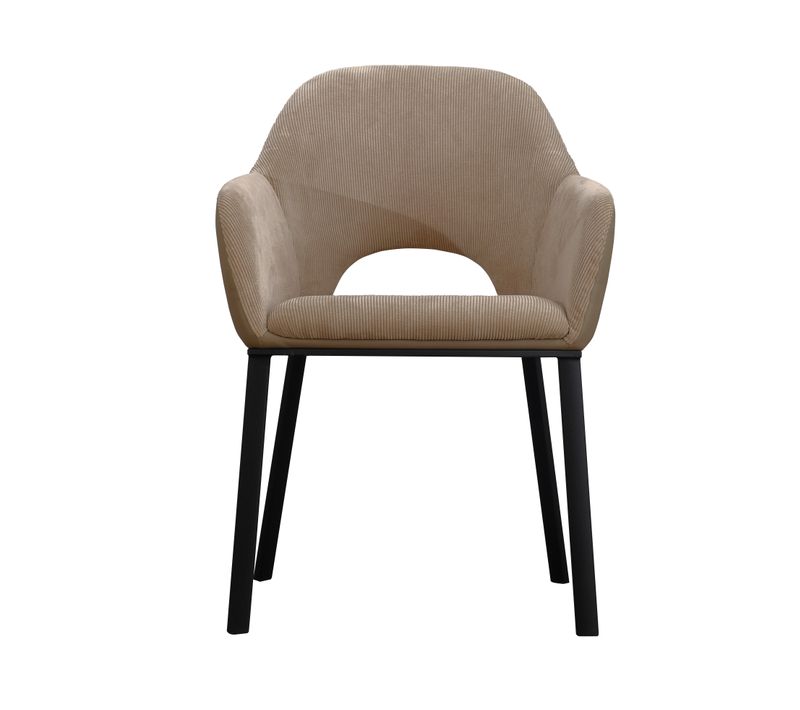 Fauteuil FOREST bi matière écru