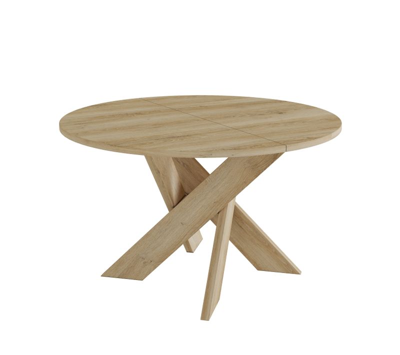 Table ronde DAVIS Imitation chêne