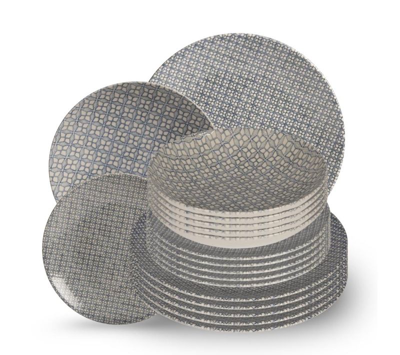 Service D'assiettes 18 Pièces Japan En Grès