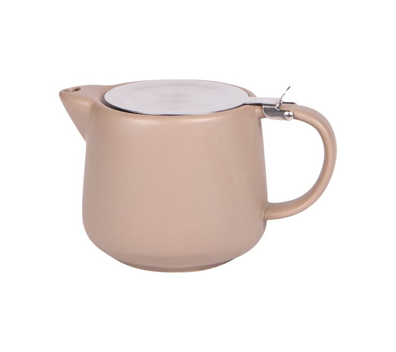 Théière Avec Filtre Uno Beige 0,9l En Grès