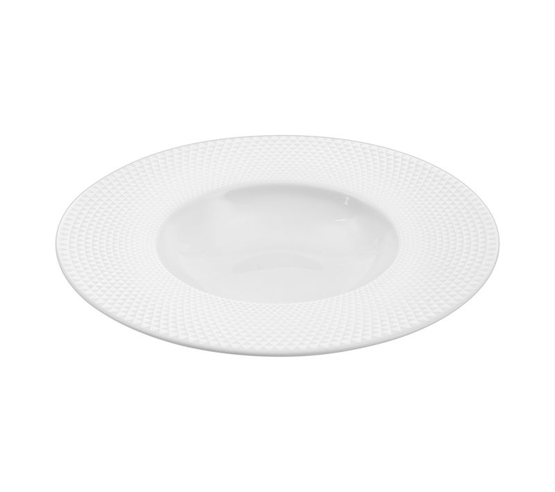 Assiette Creuse Nymphéa 23 Cm (lot De 6) En Porcelaine