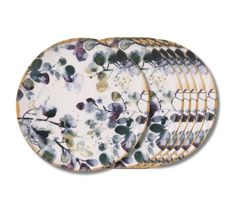 Assiette à Dessert Garden 22,5 Cm (lot De 6) En Faience