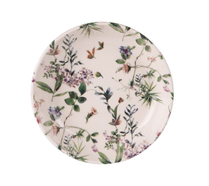 Assiette Creuse Champêtre 19 Cm (lot De 6) En Faience