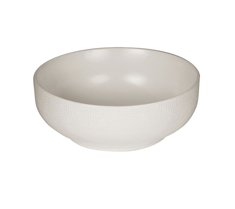 Saladier Vésuvio Blanc 16,5 Cm En Grès