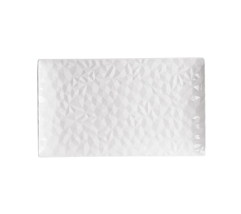 Plat Rectangulaire Oasis 26x16 Cm En Porcelaine