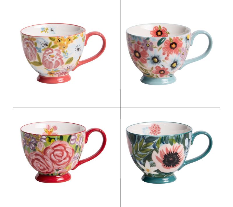 Tasse Jumbo Velia 45 Cl (lot De 4) En Grès
