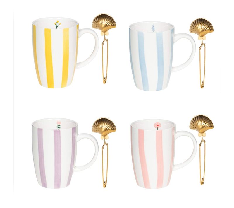 Coffret Infuseur Bandol 40 Cl (1 Modèle Aléatoire) En Porcelaine