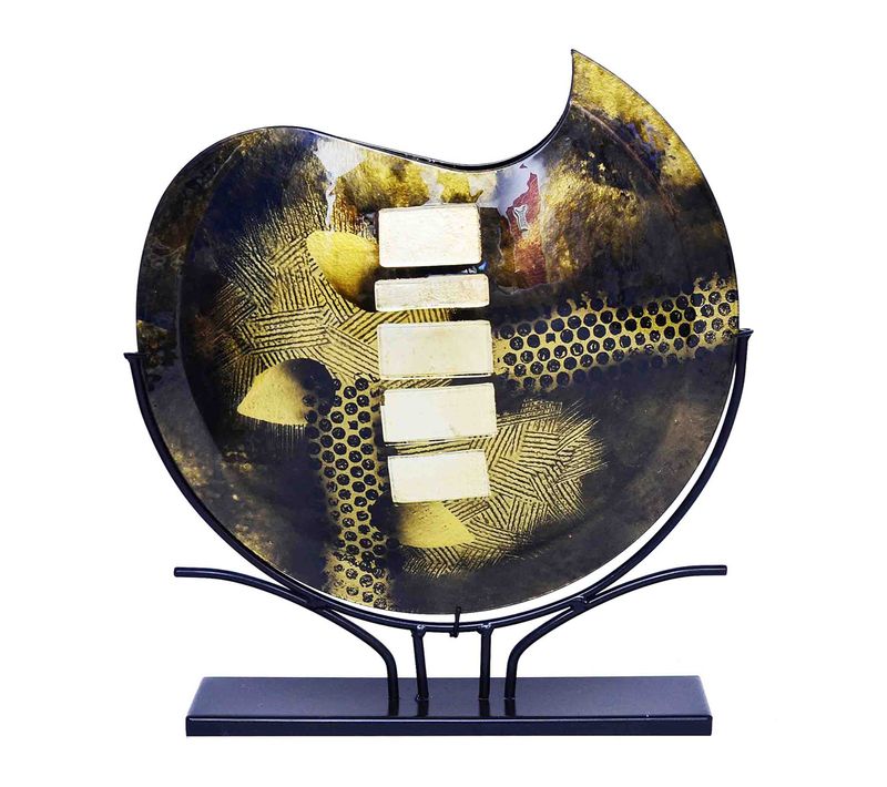 Vase Vague Orial 50x48 Cm En Verre