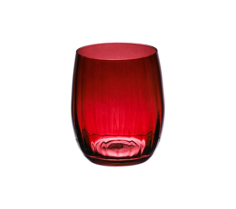 Gobelet Rouge Santa 30 Cl (lot De 6) En Verre Cristallin