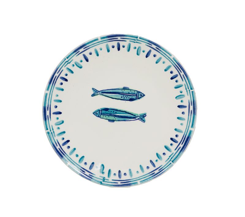 Assiette à Dessert Kyanos 22,5 Cm (lot De 6) En Faience