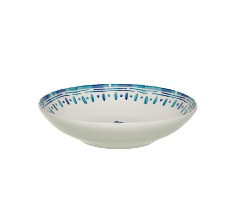 Assiette Creuse Kyanos 23 Cm (lot De 6) En Faience