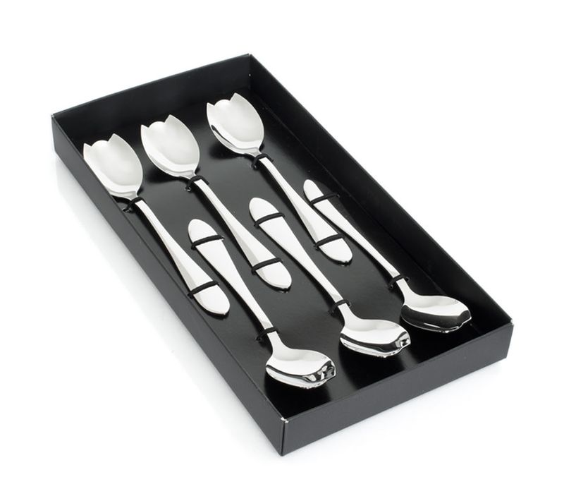 Coffret 6 Cuilleres Melon Atlanta En Acier Inoxydable (inox)
