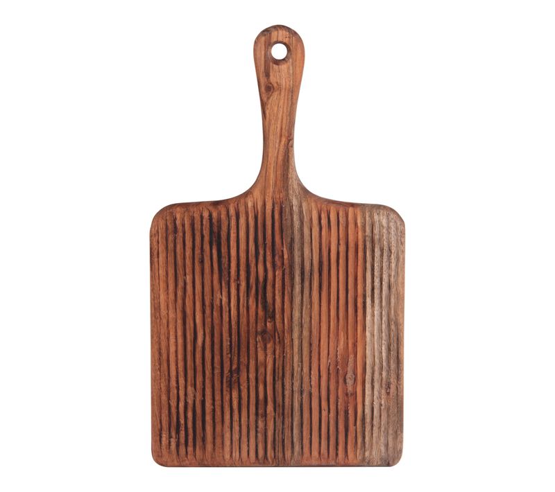 Planche à Découper Manche Strié 44x25 Cm Wild En Bois