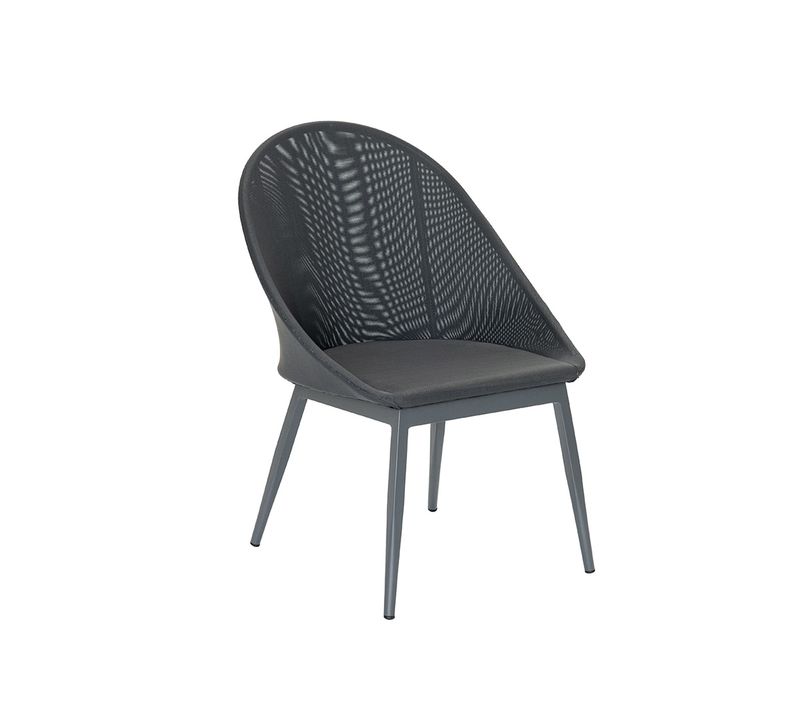 Fauteuil De Jardin En Aluminium Avec Coussin Gris Fuerta Aventura - Jardiline