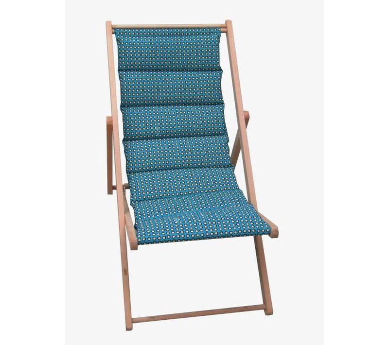 Chilienne Matelassée Douala 106x55x95 Cm Toile Amovible