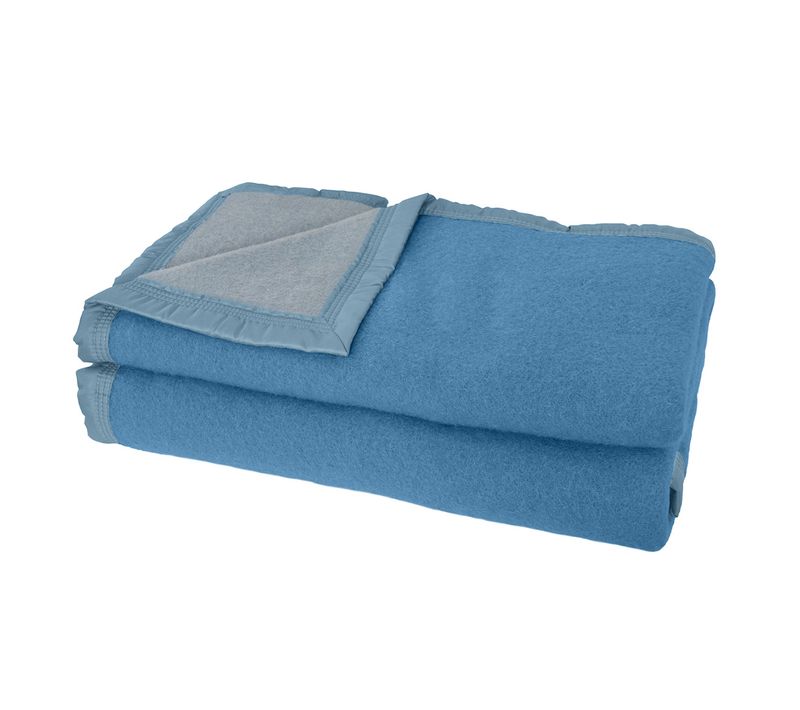 Couverture Aubisque Myosotis X Ciel 180 X 240 Cm Bleu Clair