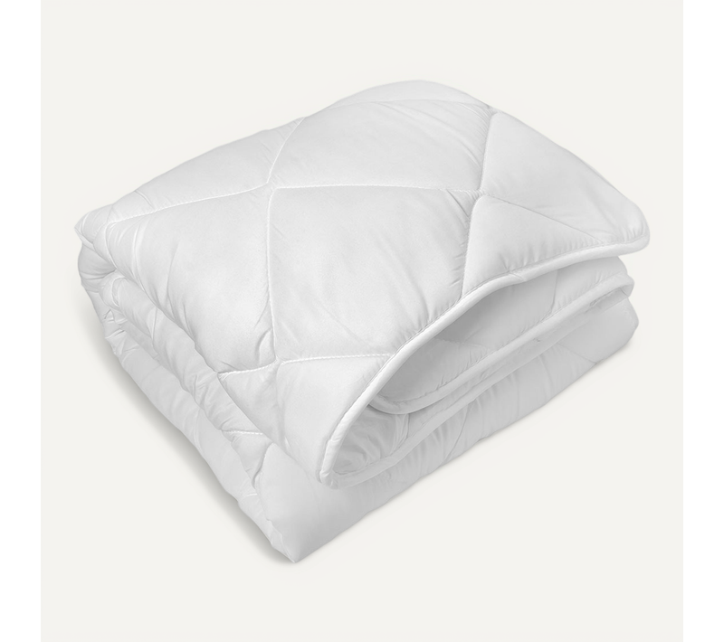 Couette Au Toucher Peau De Pêche En Microfibre - 160x220 Cm - Blanc
