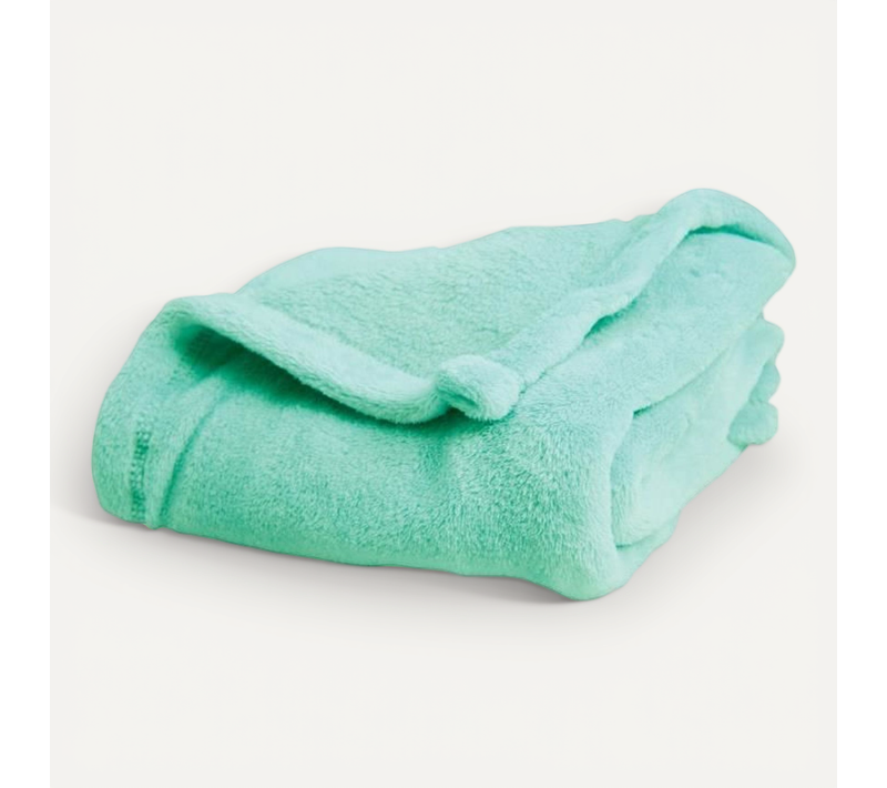 Couverture Microlon 75x100 Cm Turquoise