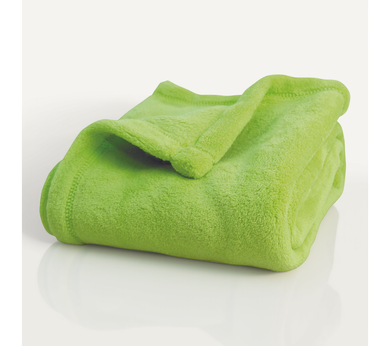 Couverture Unie Et Colorée - 100x150 Cm - Vert Clair