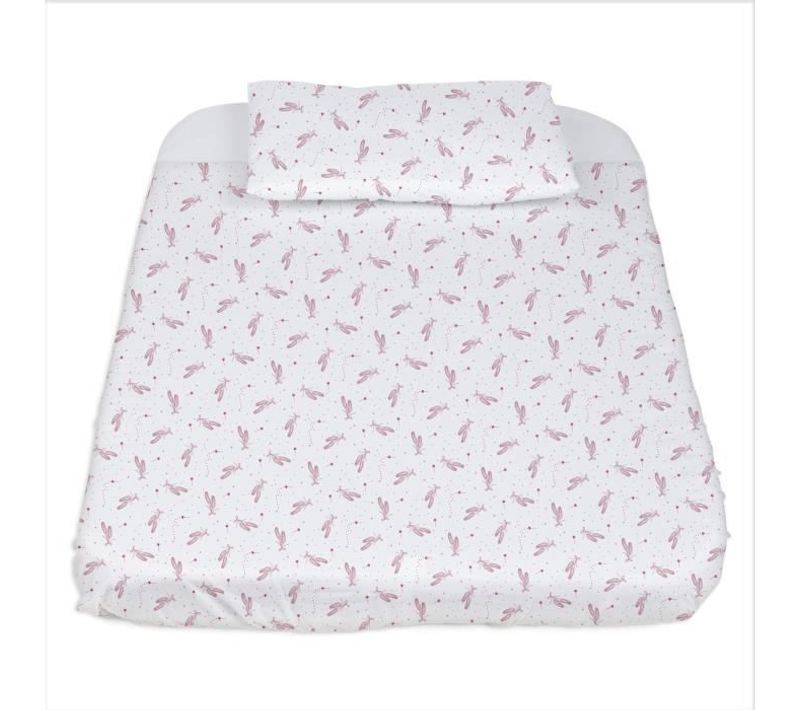 Doux Nid Drap Plat - Perle - 120x180 Cm