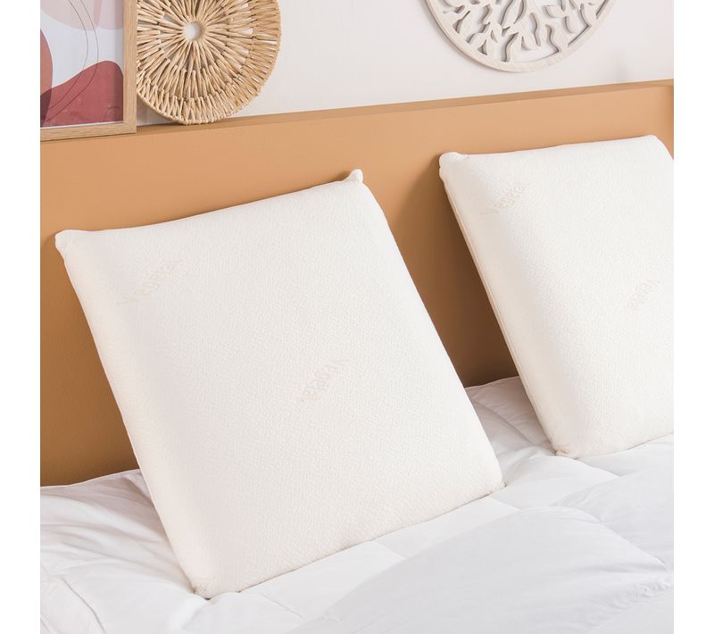 Oreiller Visco Nature 45 X 70 Cm Blanc